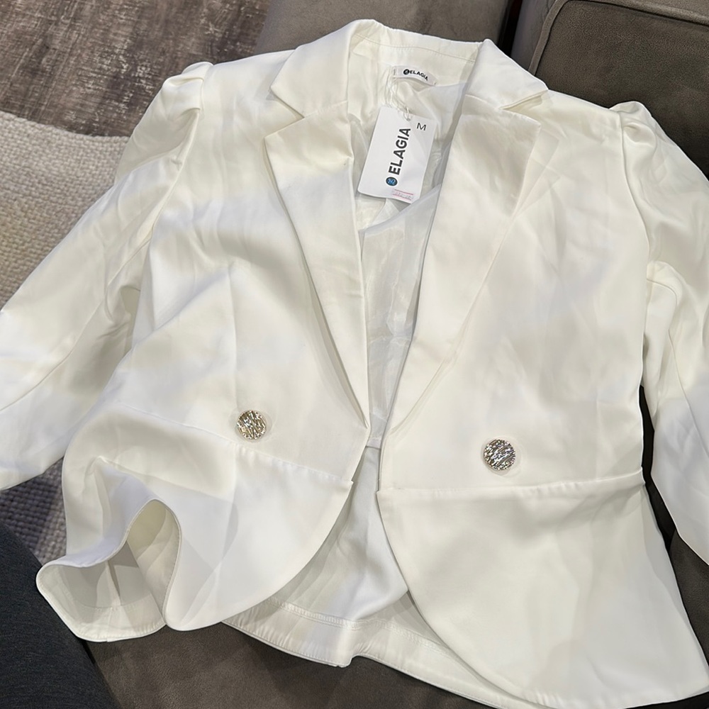 White blazer